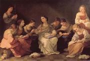 Guido Reni The Girlhood of the Virgin Mary oil painting on canvas
